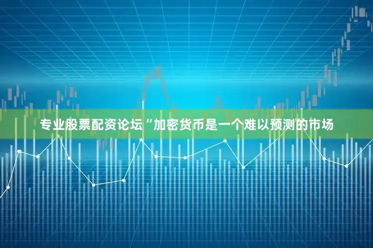 专业股票配资论坛“加密货币是一个难以预测的市场